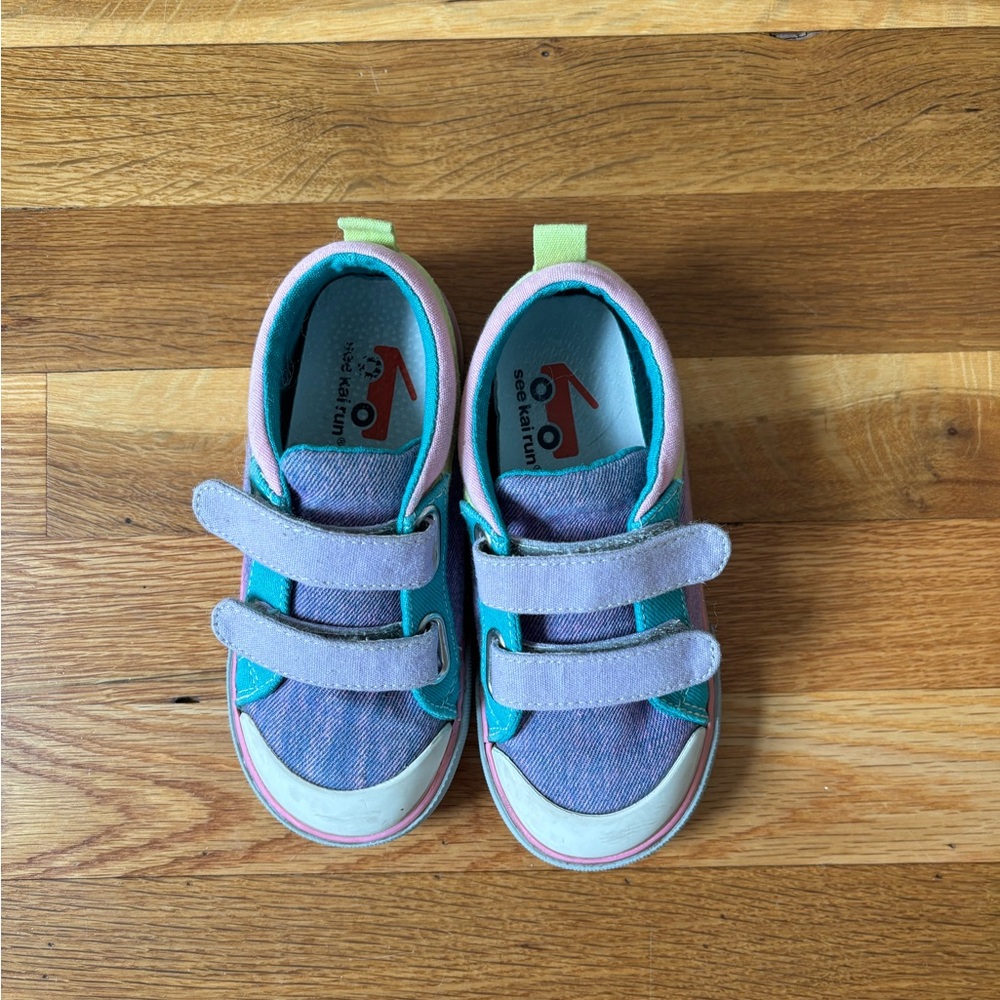 See Kai Run Blue and Purple Sneakers